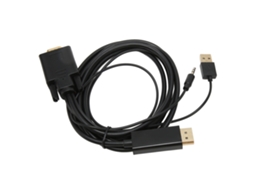 Adaptador Vga para Dp LAXISCREED com Áudio e Energia