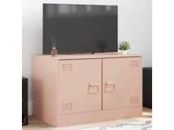 Vidaxl Móvel de Tv 67x39x44 Cm Aço Rosa