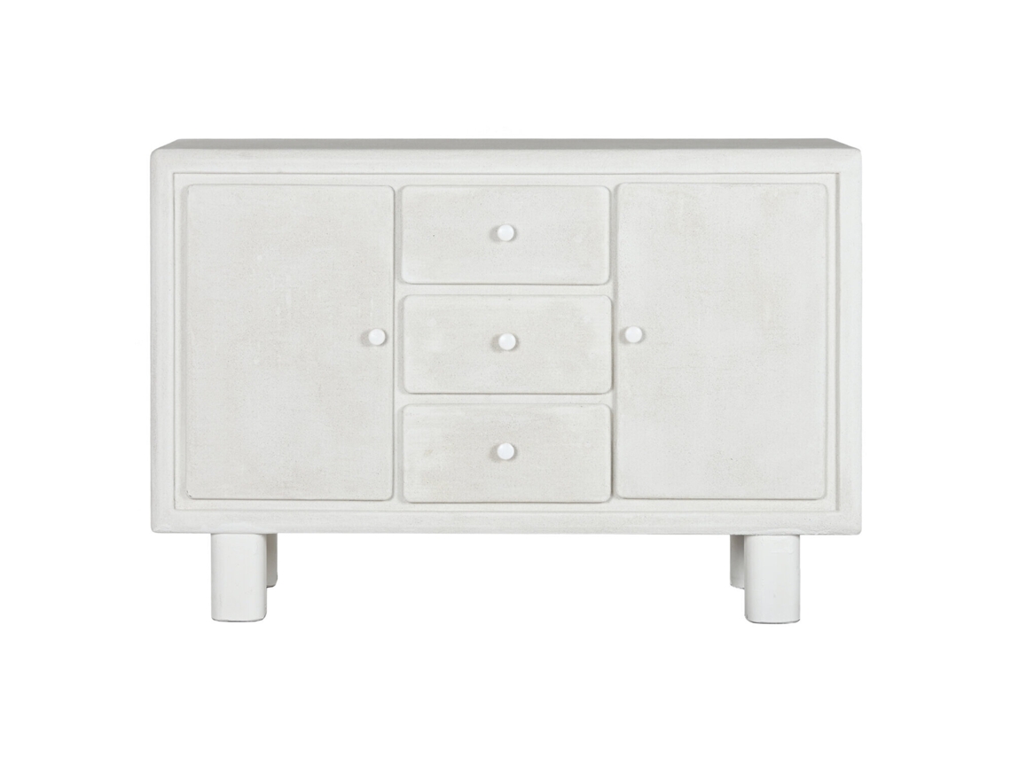 Buffet ALEXANDRA HOUSE LIVING em MDF branco, 120x38x80cm