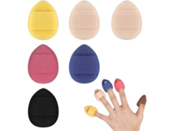 Conjunto De 6 Esponjas De Maquiagem Beauty Blender Com Estojo De Viagem Everley891
