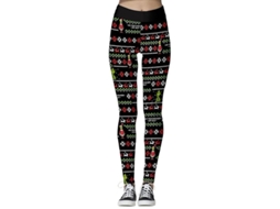 2026 leggings de Natal para Mulher de Cintura Alta Estampados Grinch Listras e Flocos de Neve Elásticos Skinny Presente