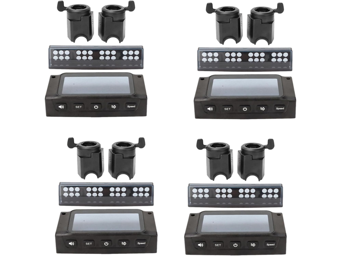 Conjunto de 4 Capas de Lcd para Patinete Elétrico S1, S2 e S3 de 8 Polegadas com Acelerador, Freio, Manopla e Luz Led. SFUSHOS