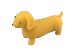 Ats figura de Perro Dachshund Elástica Lleno de Arena Tpr para Estirar, Tirar Y Doblar Juguete Antiestrés para Decompresión