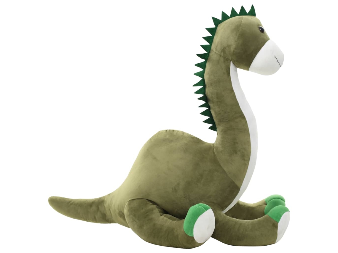 Vidaxl Dinossauro Brontossauro De Peluche Verde