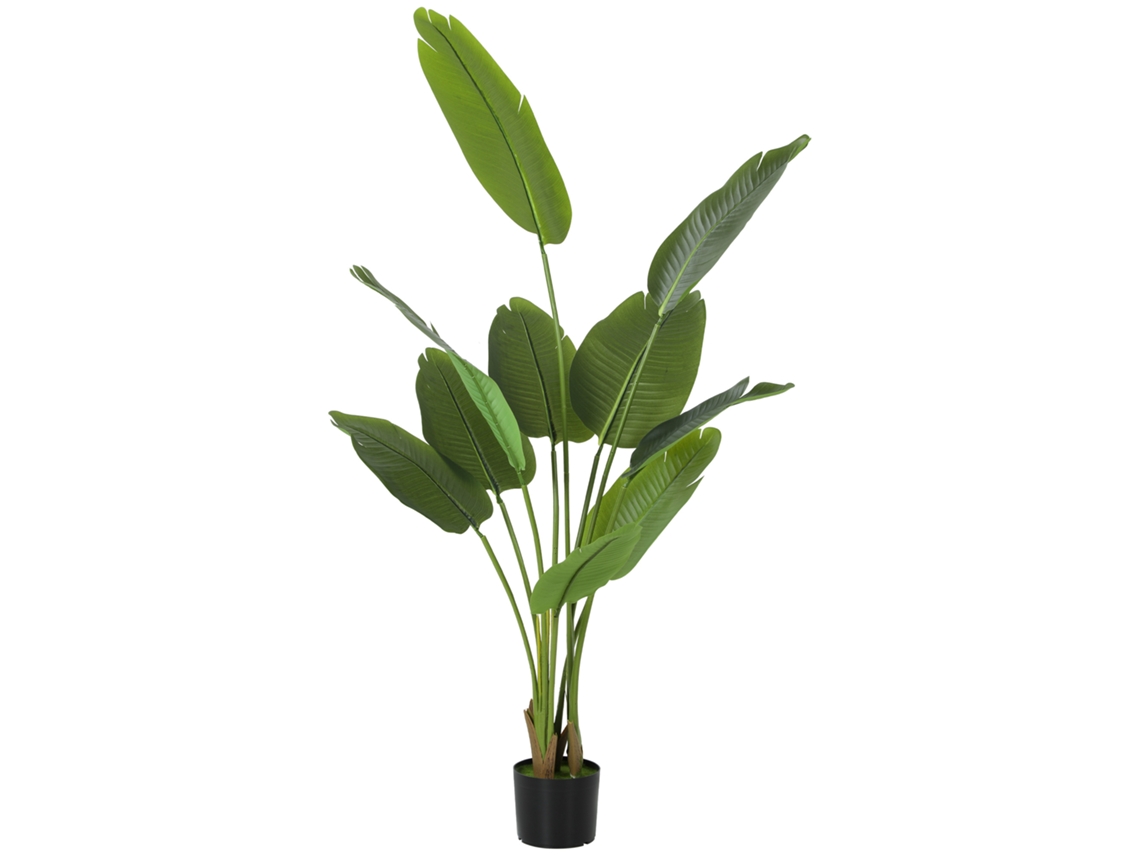 Planta Artificial 160 Cm Verde (árvore com Vaso Plástico e Solo Incluso)