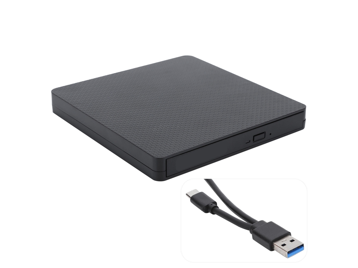 Lurelia Gravador Dvd Externo Usb 3.0, Leitor Cd/dvd Portátil Para Laptop, Pc E Mac