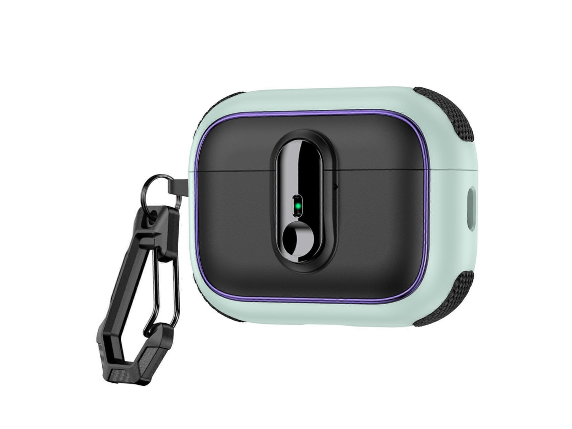 Estojo Magnético Armor Para Fones De Ouvido Sem Fio Airpods Pro 2 Com Trava De Segurança
