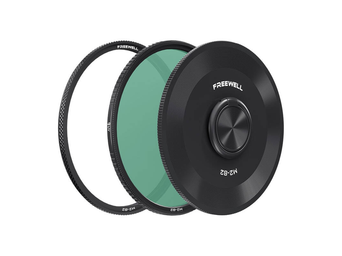 Filtro UV Freewell Série M2 de 82 mm para produção de filmes. Filtro de proteção para lentes.