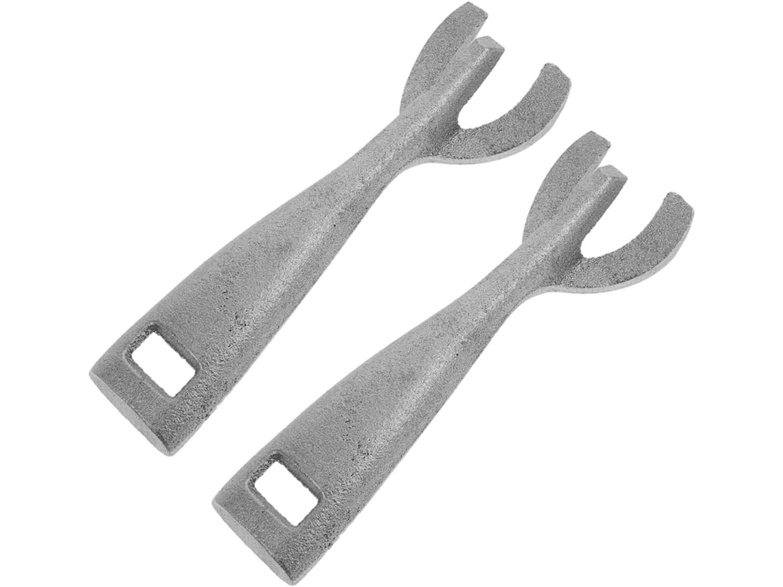 Pinças De Ferro Magiclulu Para Chapas Quentes E Churrasqueiras, Conjunto De 2 Peças, Antiderrapantes E Seguras