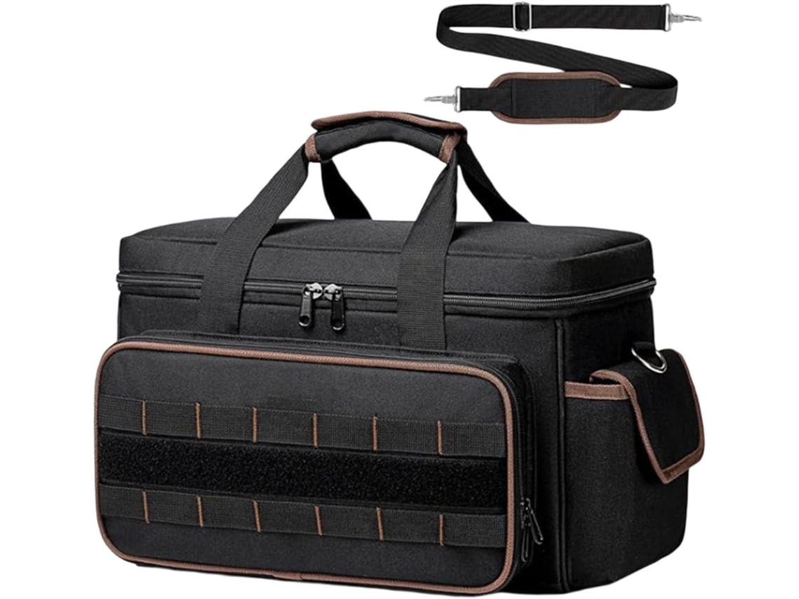 Bolsa Para Ferramentas Em Tecido Oxford, Organizador De Grande Capacidade 43cm Com Costura Reforçada, Base Acolchoada