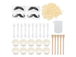 Kit De Cera Para Nariz Amigável À Pele Remoção Eficaz De Cabelo Nasal Com Feijões De Cera E Palitos Para Remoção