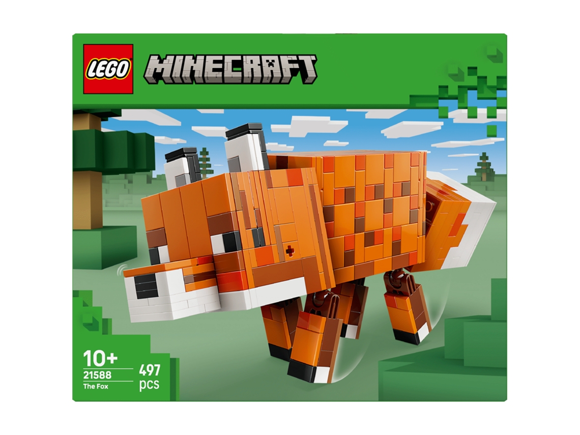 Lego® 21588 Minecraft® A Raposa – Figura Articulada Inspirada No Jogo