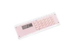 Régua Criativa de 15 cm com Escala Dupla e Calculadora Digital, Compacta para Projetos de Aprendizagem, Ferramenta