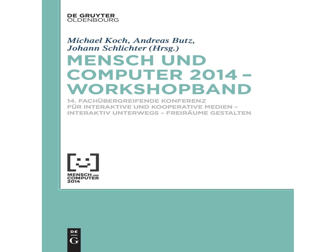 Livro Mensch Computer 2014 - Workshopband de De Gruyter (Alemão)