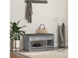 Vidaxl Banco De Hall Cinzento Concreto 83 X 38 X 45 Cm
