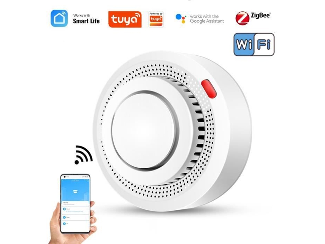 Este Detector De Fumaça Com Wi, Fi, Que Está Em Conformidade Com A Norma Europeia En14604, Permite O Monitoramento Remoto De Um Ambiente
