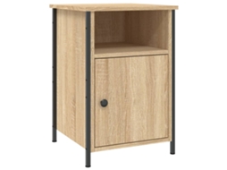 Mesa de Cabeceira Derivados Madeira Carvalho Sonoma 40x42x60 cm MAISON EXCLUSIVE