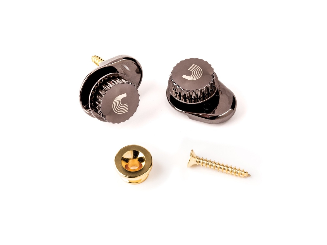 Daddario Pw-Sls-03 Universal Strap Locks Gold