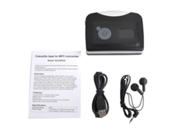 Ezcap230 Player De Cassetes Usb Conversor De Fita Para Mp3 Gravador De Voz Walkman Portátil