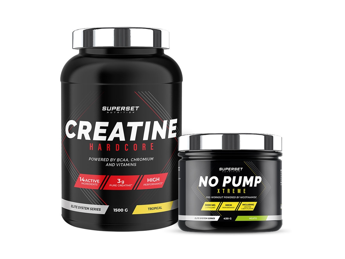 Programa De Volume E Força Hardcore Tropical Creatine No Pump Xtreme Mojito Superset Nutrition