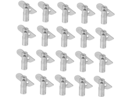 Pinos De Travamento Cilíndricos Galvanizados Para Andaimes, 12 Mm X 45 Mm, 20 Unidades.