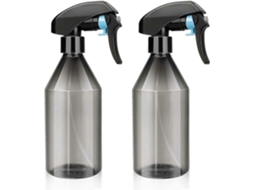 Botella De Spray De Plástico 300ml Para Plantas, Cabello, Jardinería Y Limpieza, Neblina Fina, Sin Bpa, 2 Unidades