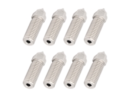 8 Peças De Bico De Extrusora De Impressora 3d M6 0.4mm Cobre Cromo Zircônio Alta Condutividade Térmica