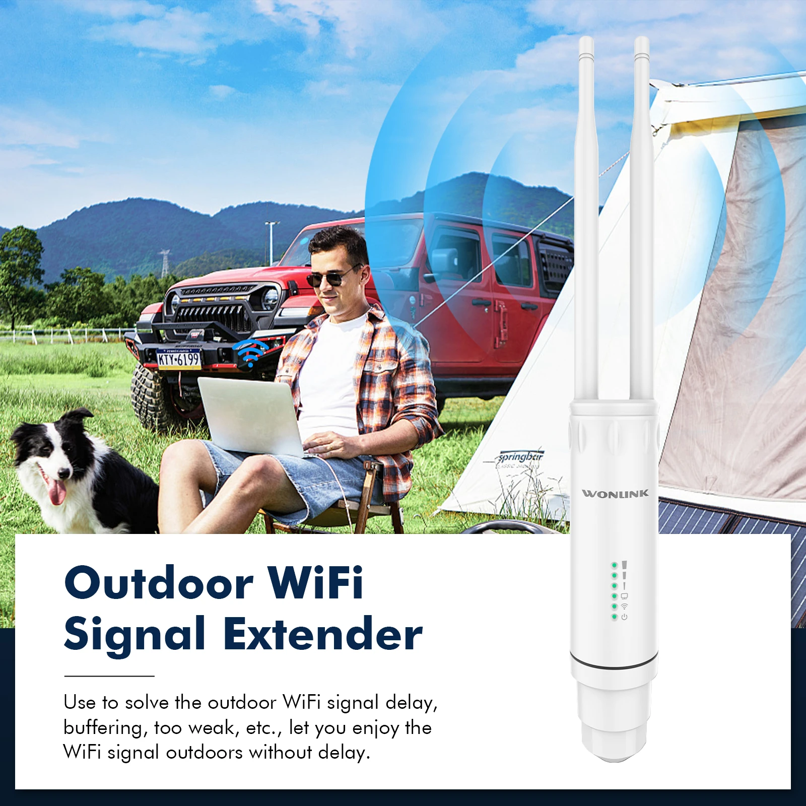 (branco) Ponto De Acesso Sem Fio Externo Com Porta De Rede De Banda Dupla 100/1000mbps