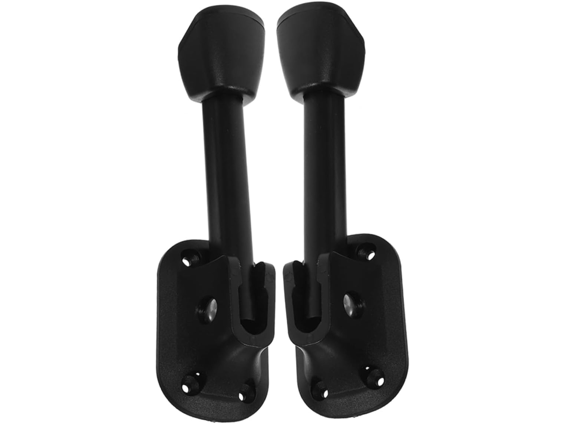 Pés De Mesa Dobráveis Ferro Wooneky, 2 Peças Pretas