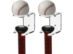 Rebe-soporte De Parede Para Bate De Béisbol, 2 Peças De Acrílico Anti-raios, Display Vertical Com Guarda Bola