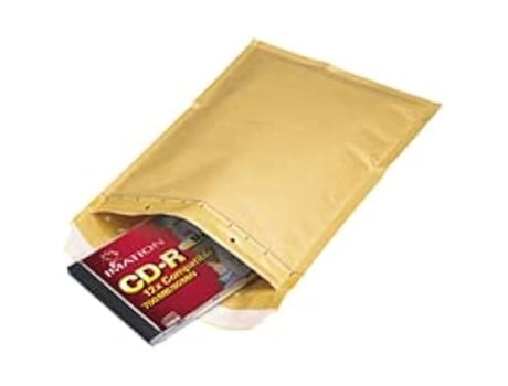 Envelope Postal SEALED AIR Mail Lite 120 X 210 Mm Extremidade Aberta Cor Ouro