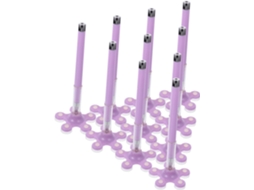 Conjunto De 10 Canetas Multifuncionais Com Função Suporte Para