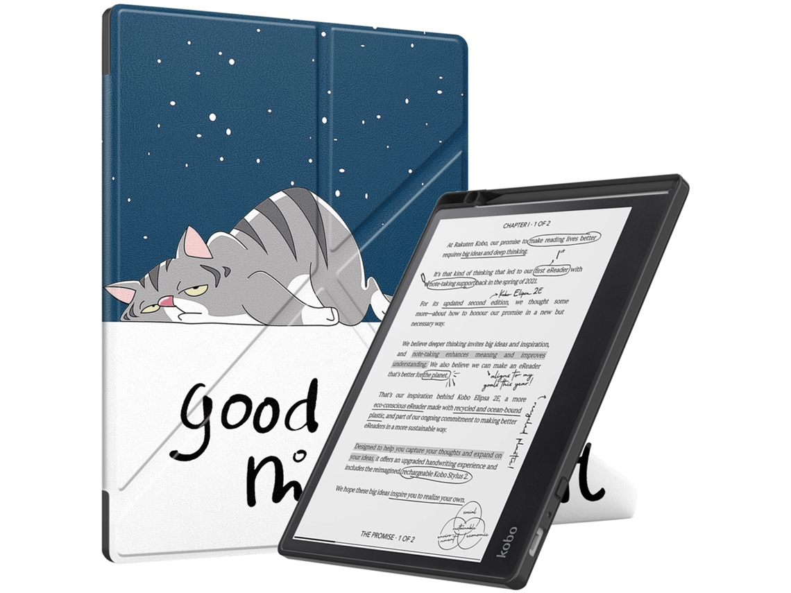 Lurelia Capa Ereader Para Kobo Elipsa 2e, 10,3 Polegadas, Gato Preguiçoso, Encaixe Seguro