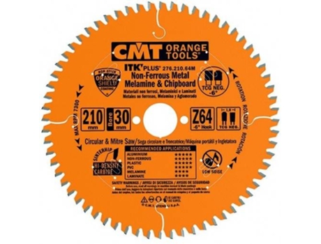 Disco para Serra Circular CMT ORANGE TOOLS  Ø300Mm Z96 - 276.300.96M