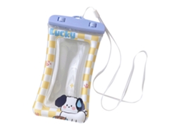 Bolsa Protetora para Celular à Prova D'água com Padrão de Cachorro | S/MARCA