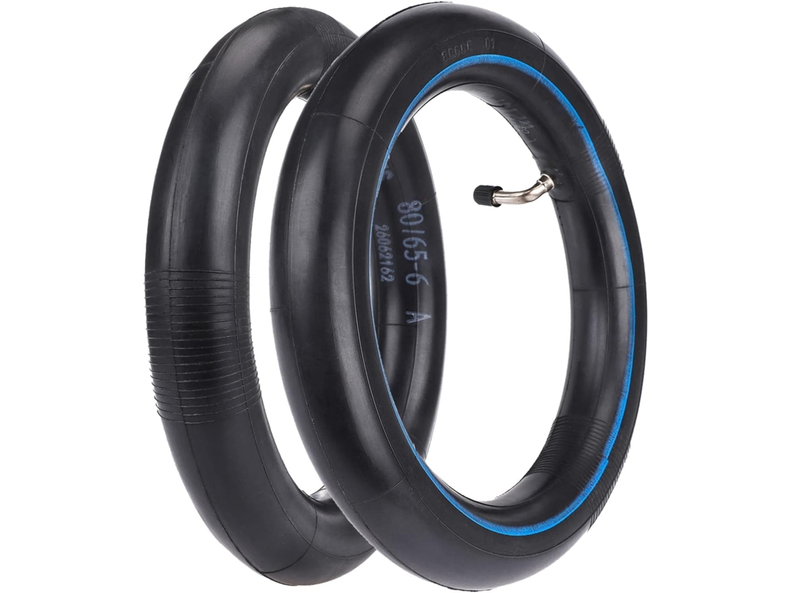 Câmara de ar 80/65-6 10x2.5 para pneu M4 Pro/Speedual Zero 10x com válvula angular, espessa, alargada, 10 polegadas 255 * 80 (2)