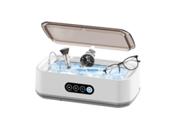 Limpador Ultrassônico De Joias: Limpador Ultrassônico De 49 Khz Para Joias, Óculos, Anéis E Pulseiras De Relógio (branco)