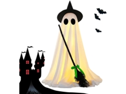 Decorações De Fantasmas Iluminadas Para Áreas Externas | Decoração Assustadora De Halloween Com Luze Gokoco
