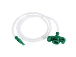 Laxiscreed Trocador De Agulhas Transparente Verde Com Tubo De 1 Metro Para Laboratório E Dental