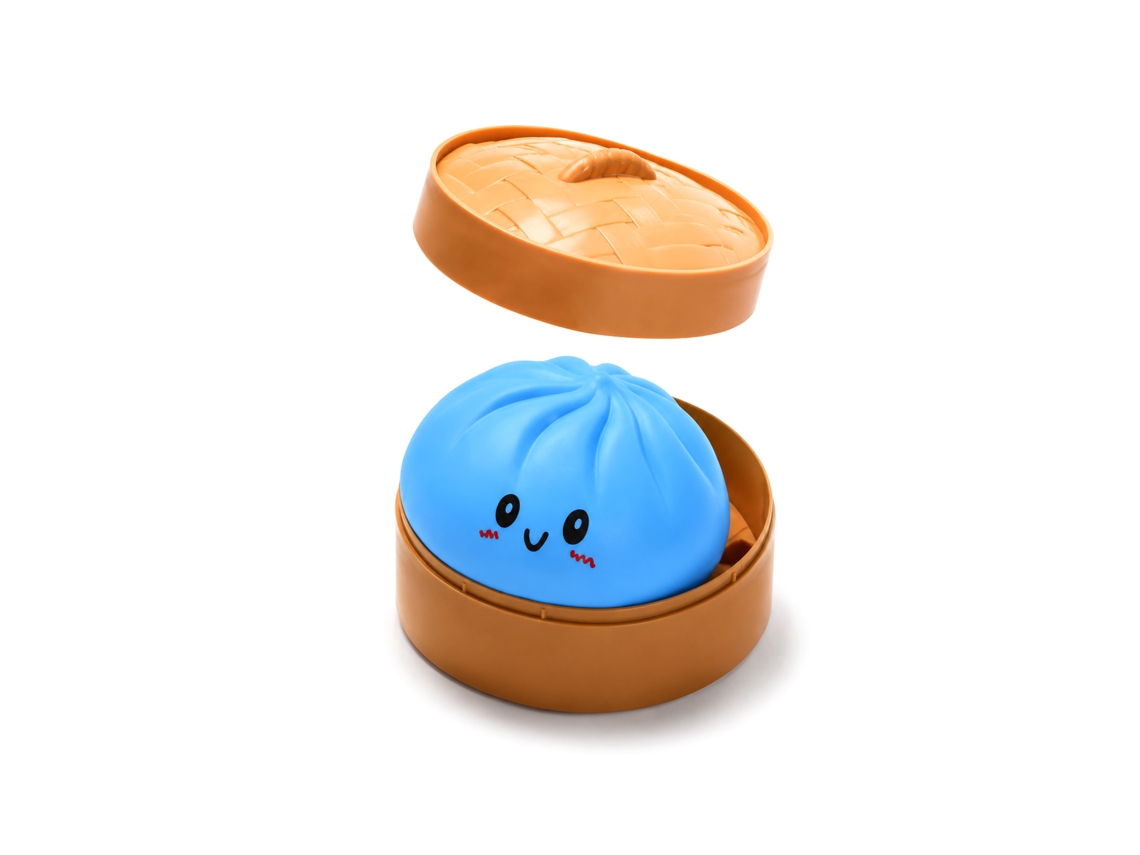 Laxiscreed Brinquedo Macio Pãozinho Azul Royal Para Alívio De Estresse