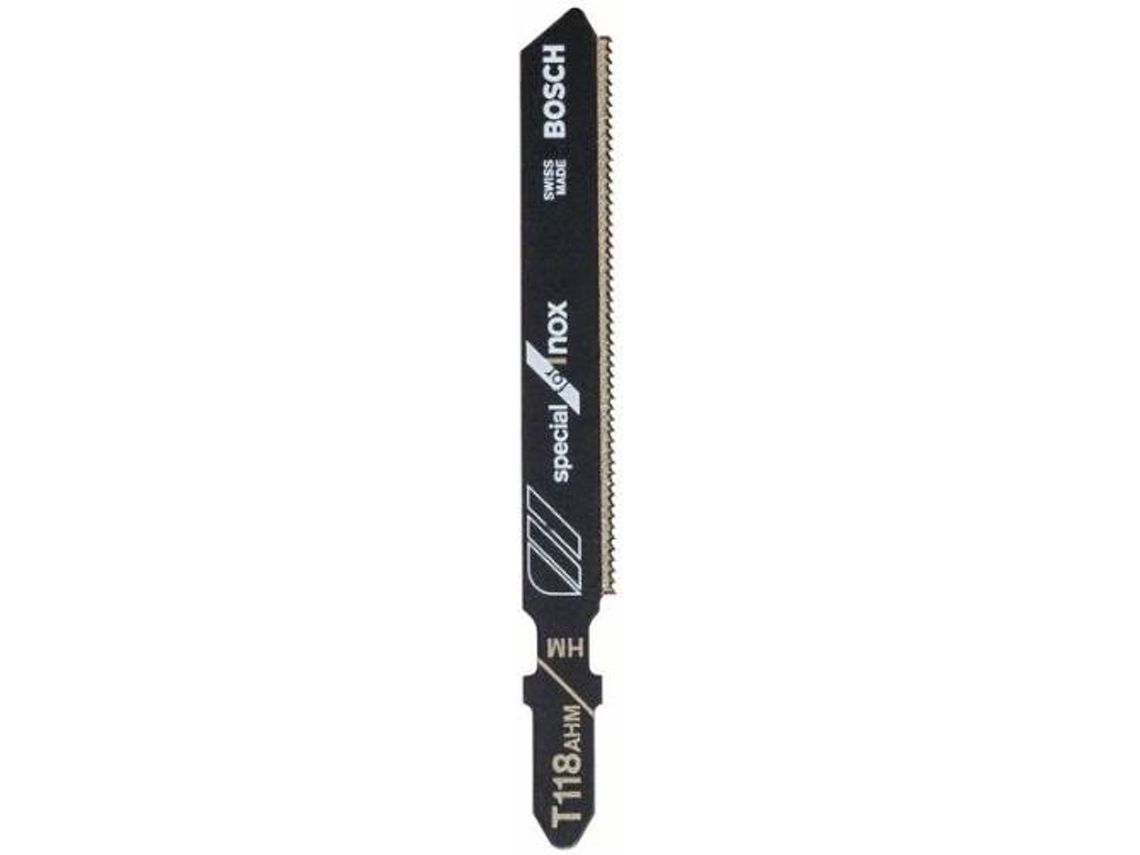 Lâmina de Serra Vertical BOSCH de Metal Duro - T 118 Ahm Especial para Inox