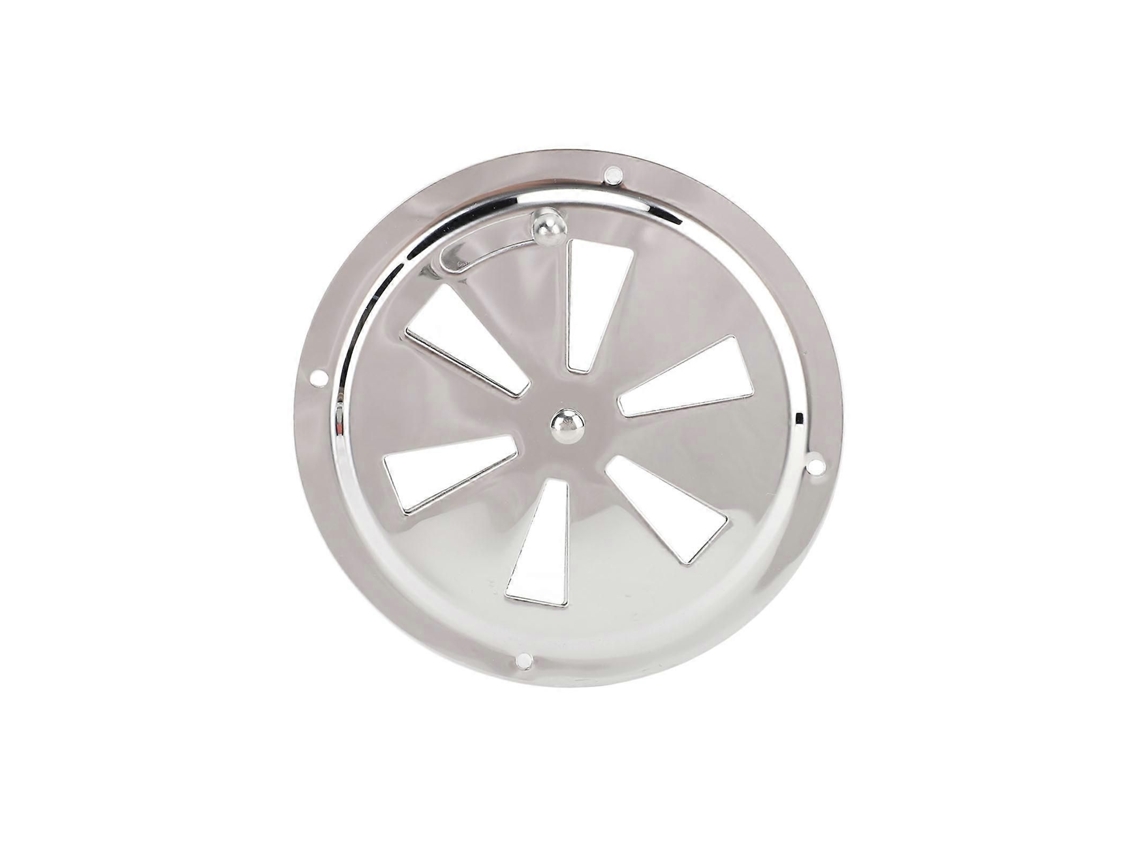 Ventilação Circular Para Cabine Em Aço Inoxidável Marítimo, Com Tampa E Botão Lateral, Para Barcos E Trailers, 5 Polegadas.