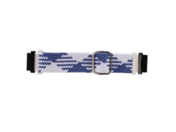 Cinto De Relógio Nylon Ajustável Para Fenix 7s 6s 5s Azul Branco