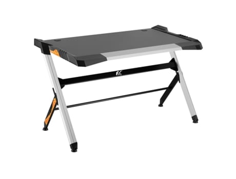 Mesa Gamer Preta Grande Led Rgb Nanors Rs150 50kg Max, Altura 780mm Nano Rs