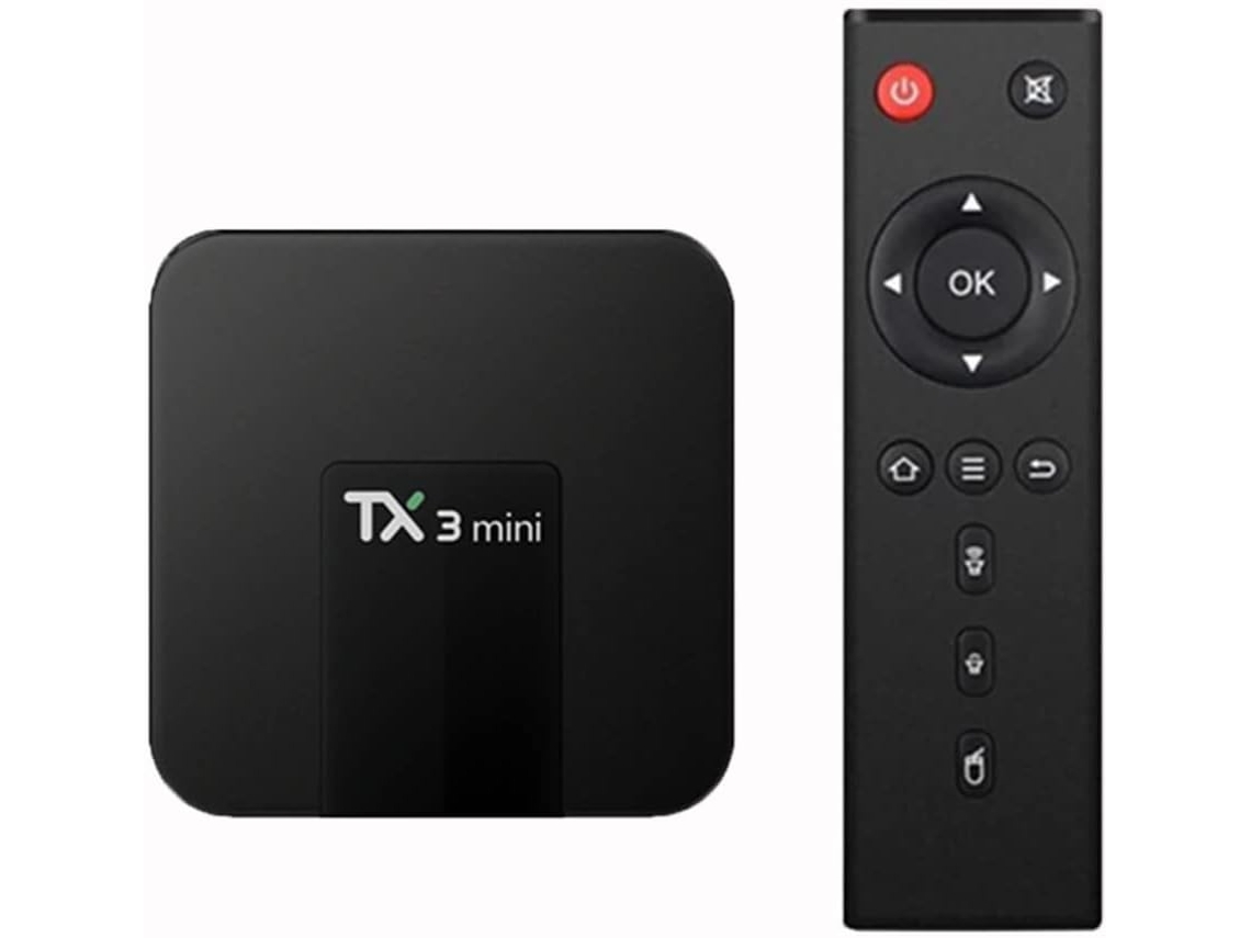 Tx3 Mini Pro Android 10.0 Tv Box Quad-core 2 Gb De Ram 16 Gb De Rom Dual Wifi 2.4g/5.8ghz Bt4.2 3d 4k (preto)