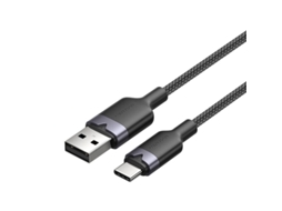 Cabo Usb 2.0 A Para Usb C 3a Da Vention Para Carregamento Rápido De Celulares De 2 M