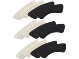 Bestyash 6-pares De Protetores Calcanhar Granulados Antiderrapantes, Adesivos Resistentes Ao Desgaste Para Sapatos De