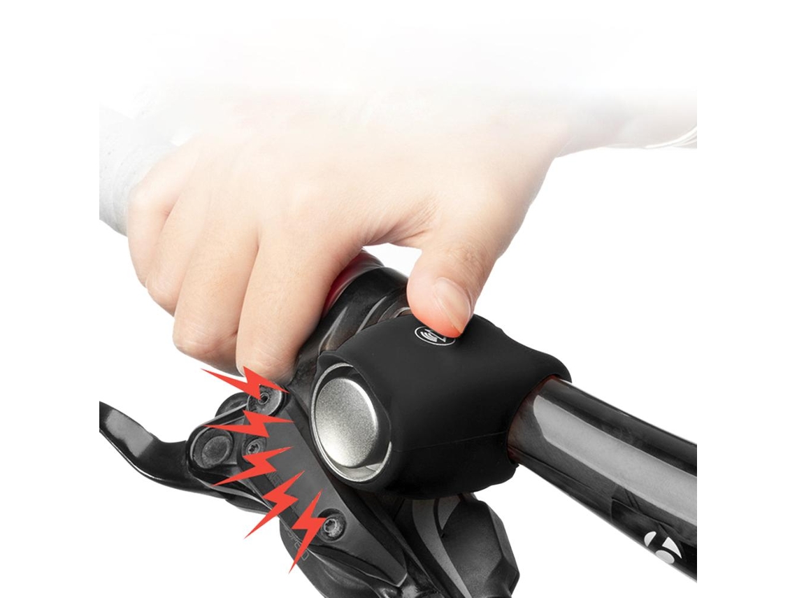 Buzina Elétrica Para Bicicleta 120 Db À Prova D'água 6 Modos De Som Para Bicicleta Cidade Estrada Montanha Infantil