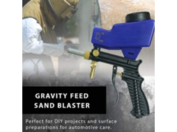 Protector Antioxidante Air Spot Sand Blaster Lijador Neumático De Mano Com Alimentação Por Gravidade