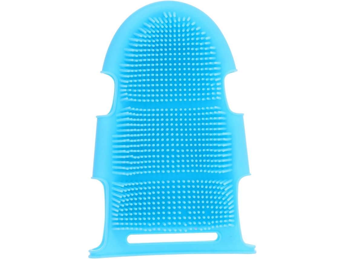 Escova De Massagem Silicone Verde Para Limpeza E, Com Função Esfoliante E Antiderrapante, Cor Aleatória, Para Meninos E